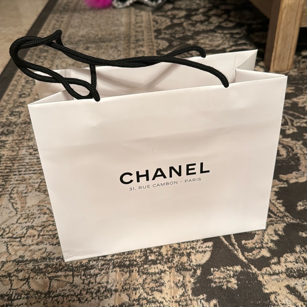 Chanel 31 Rue Cambon shopping bag 11.75” x 9.5” x 5”
